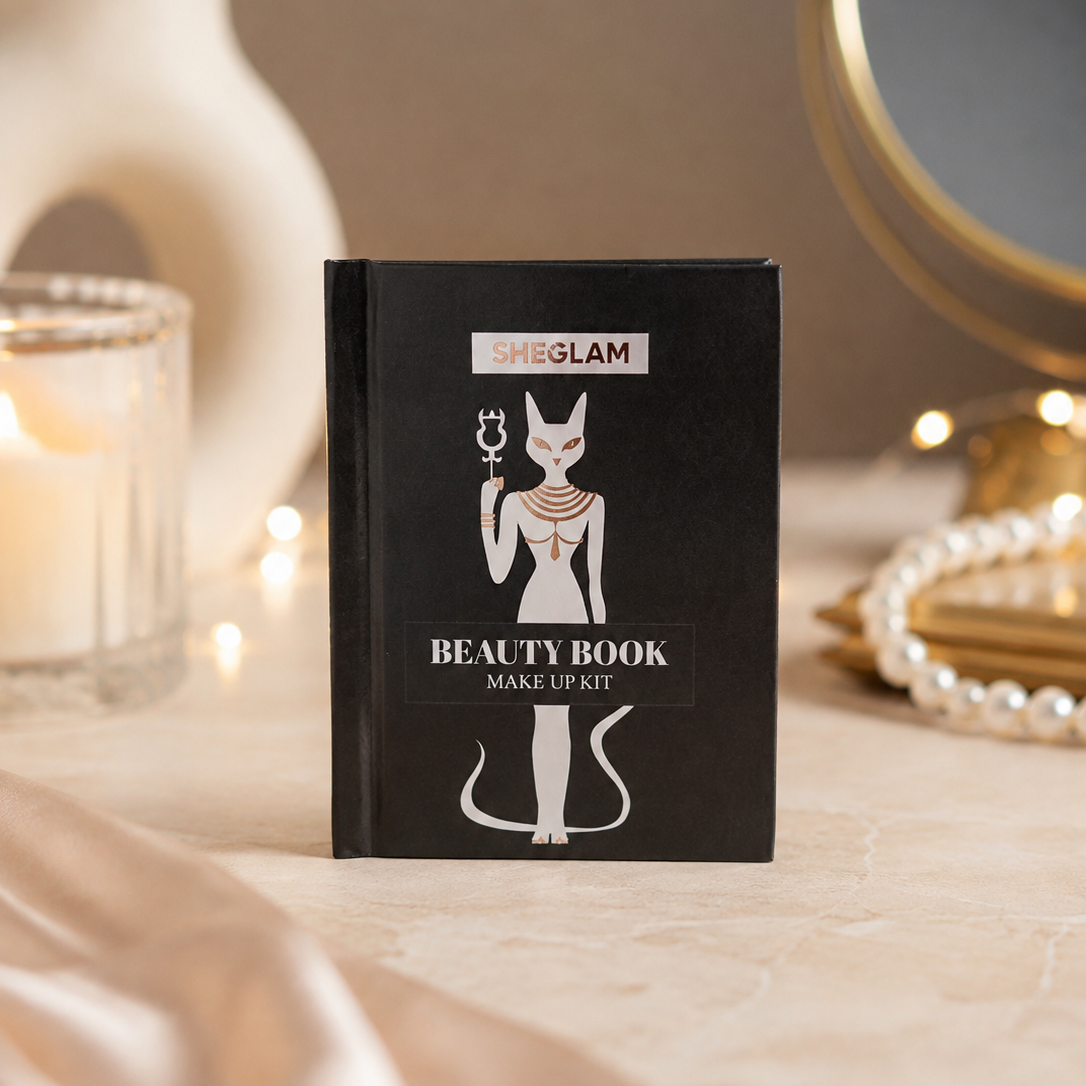 SHEGLAM 5-in-1 Makeup Book Palette – 5-Fold Beauty Kit