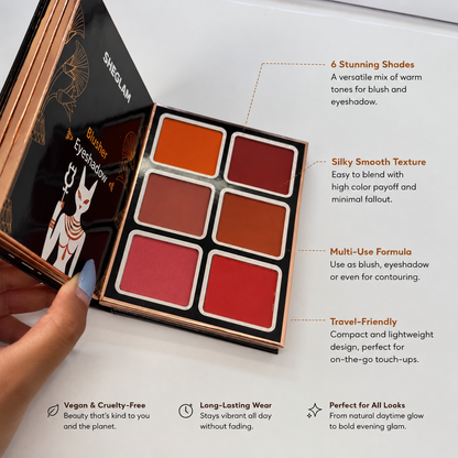 SHEGLAM 5-in-1 Makeup Book Palette – 5-Fold Beauty Kit